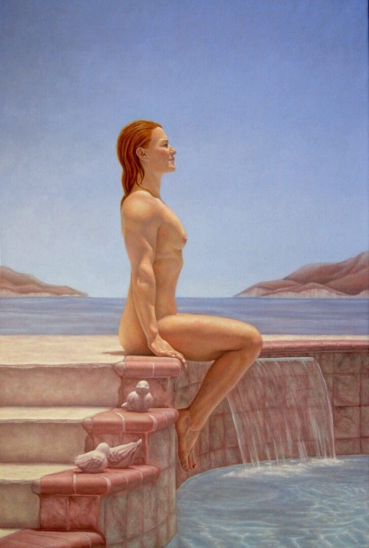 Catherine Lucas Oil Painting of figure